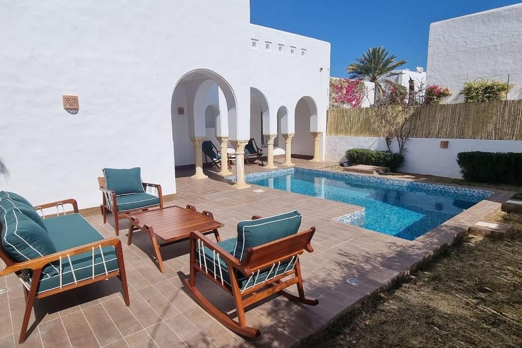 Villa Des Lotophages Aghīr Esterno foto
